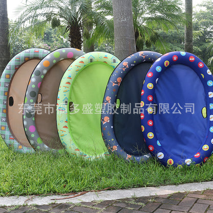 8 in-stock inflatable pet floating row pvc floating dog floating row swimming floating bed floating pad water supplies toys