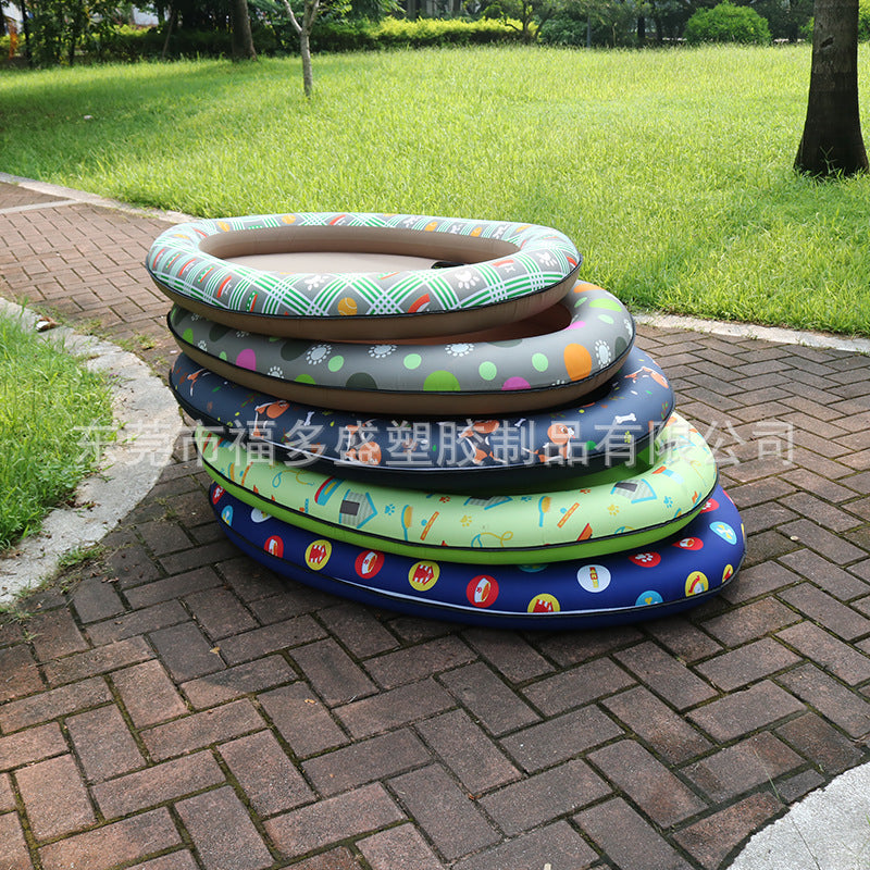 8 in-stock inflatable pet floating row pvc floating dog floating row swimming floating bed floating pad water supplies toys