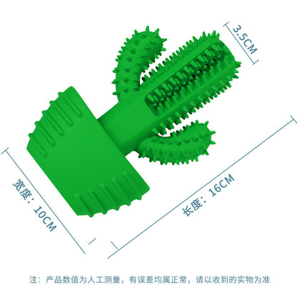 Cross-border hot-selling pet products, cactus pet vocal teeth cleaning sticks, dog toys and dog toothbrushes