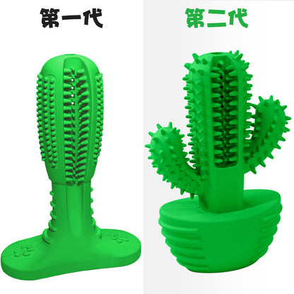 Cross-border hot-selling pet products, cactus pet vocal teeth cleaning sticks, dog toys and dog toothbrushes