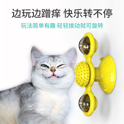 Pet Supplies Amazon Spinner Cat Toy Turntable Cat Toy Scratcher Cat Brush 6