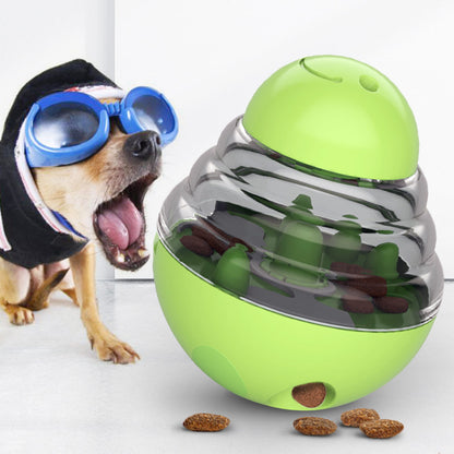 Pet Supplies Amazon New Dog Toy Leaky Eating Ball Pet Leaky Eating Toy Swing Tumbler Slow Foodr