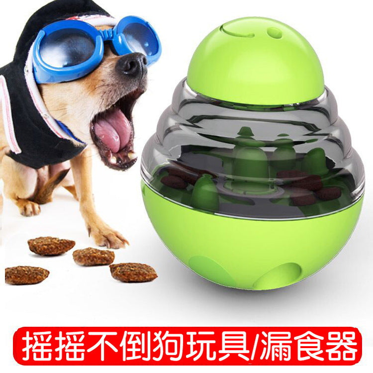 Pet Supplies Amazon New Dog Toy Leaky Eating Ball Pet Leaky Eating Toy Swing Tumbler Slow Foodr
