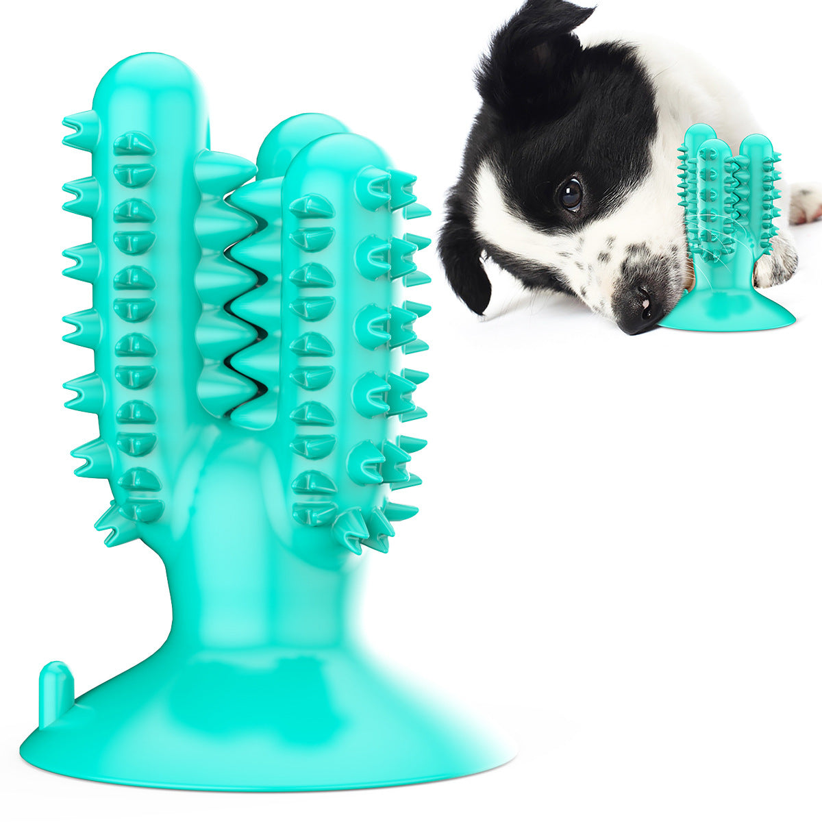 Cross-border Amazon Hot Selling Dog Cactus Toothbrush Dog Molar Teeth Cleaning Stick Pet Resistant Biting and Biting Toys