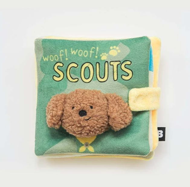 Ins Korean food leaking sniffing sound cute cloth book dog toys pet food hiding toys in stock Amazon