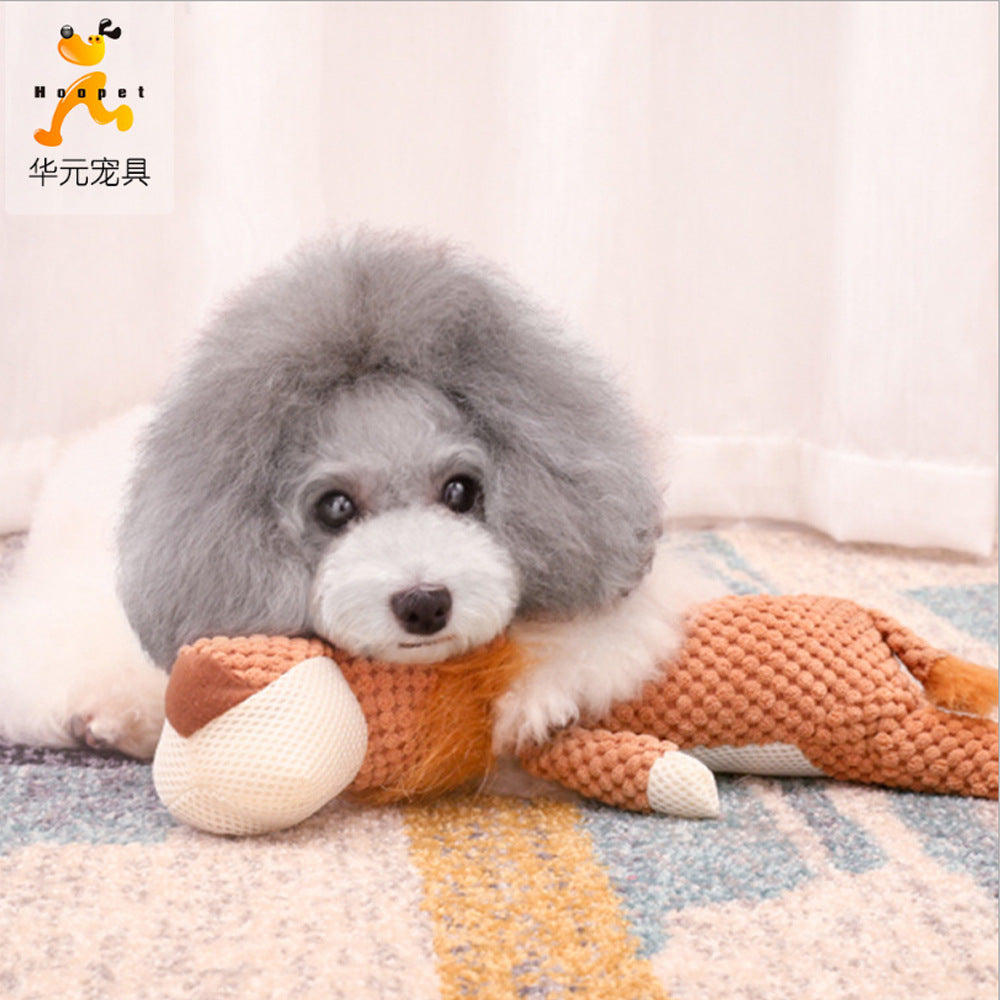 Dog sounding toys Interactive plush toys in stock wholesale Puppy teething toys pet supplies
