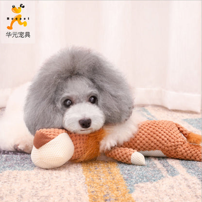Dog sounding toys Interactive plush toys in stock wholesale Puppy teething toys pet supplies