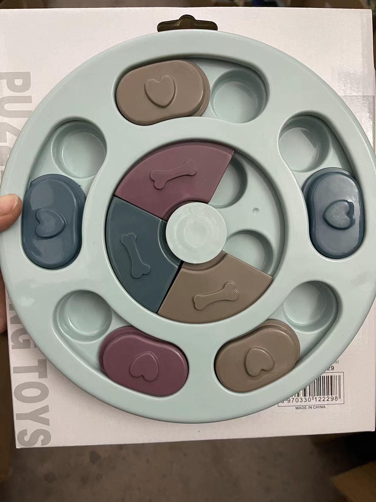 Amazon's new dog educational toys slow food tray anti-choking bowl hidden food bowl non-slip dog bowl cat bowl pet supplies