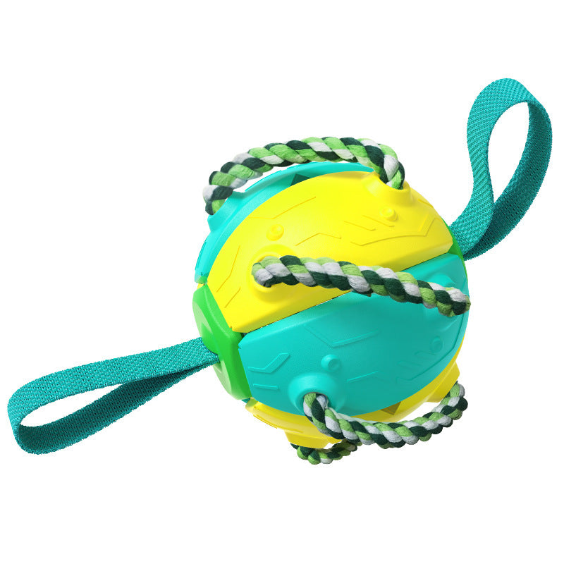 New Amazon Cross-border Pet Supplies Throwing UFO Outdoor Training Interactive Frisbee Soccer Dog Toys