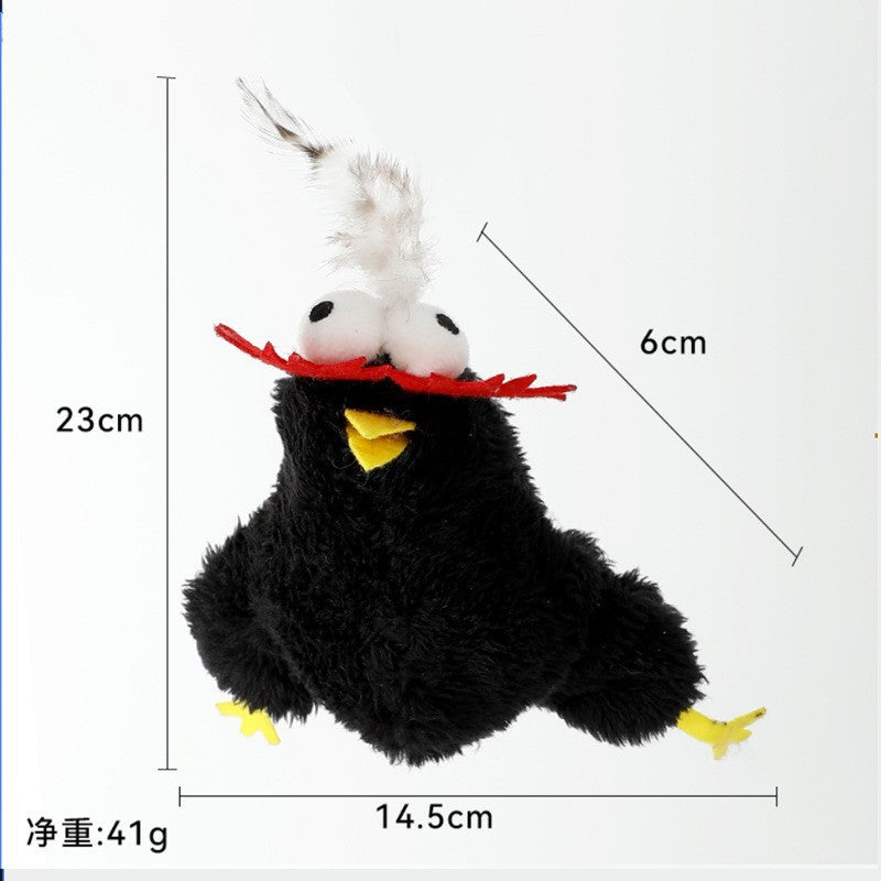 Cross-border pet toys cat plush intelligent simulation animal toys cat teaser cat self-entertainment artifact