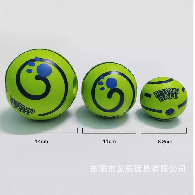 Factory wholesale pet ball cat dog animal toys molar sound ball battery-free weird ball pet toys