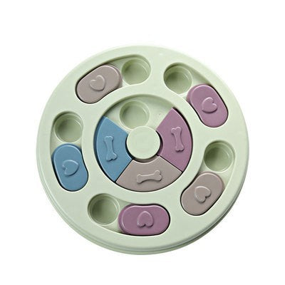 Amazon's new pet toys dog food turntable eating anti-choking tableware dog bowl supplies