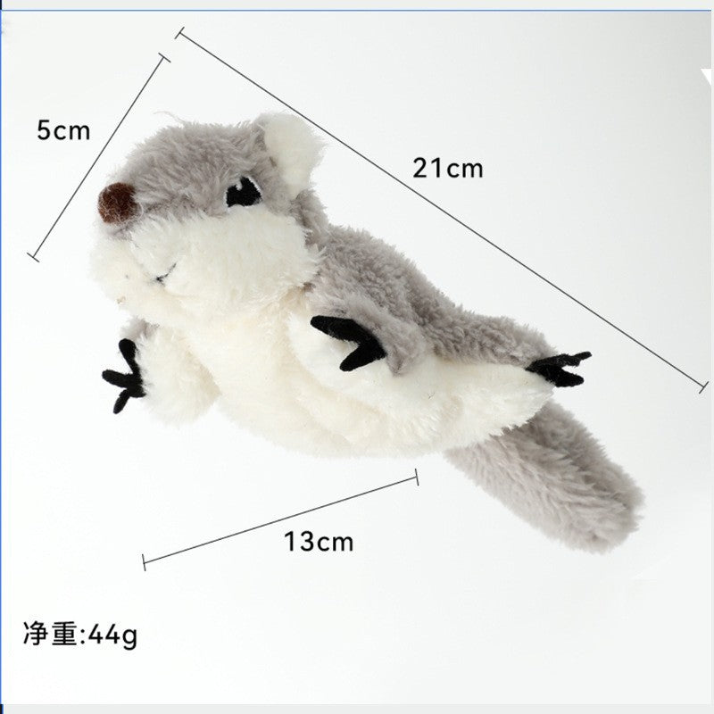 Cross-border pet toys cat plush intelligent simulation animal toys cat teaser cat self-entertainment artifact