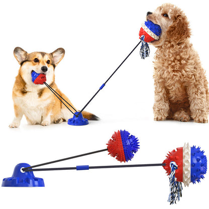 Pet supplies manufacturers Amazon food leaker dog chew ball strong suction cup cat and dog toys cat teaser