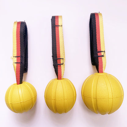 Pet toys and balls, new style rope single head ball training floating water resistant bite resistant pet supplies knotted ball