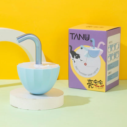 Cat Toys Intelligent Laser Pen Cat Teasing Stick Rotating Infrared Kitten Tumbler Self-Hiring Toys Wholesale