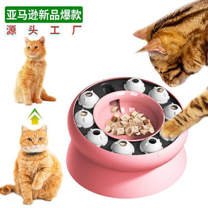 Pet cat toys Amazon new cat educational toys boring artifact interactive educational slow food cat bowl