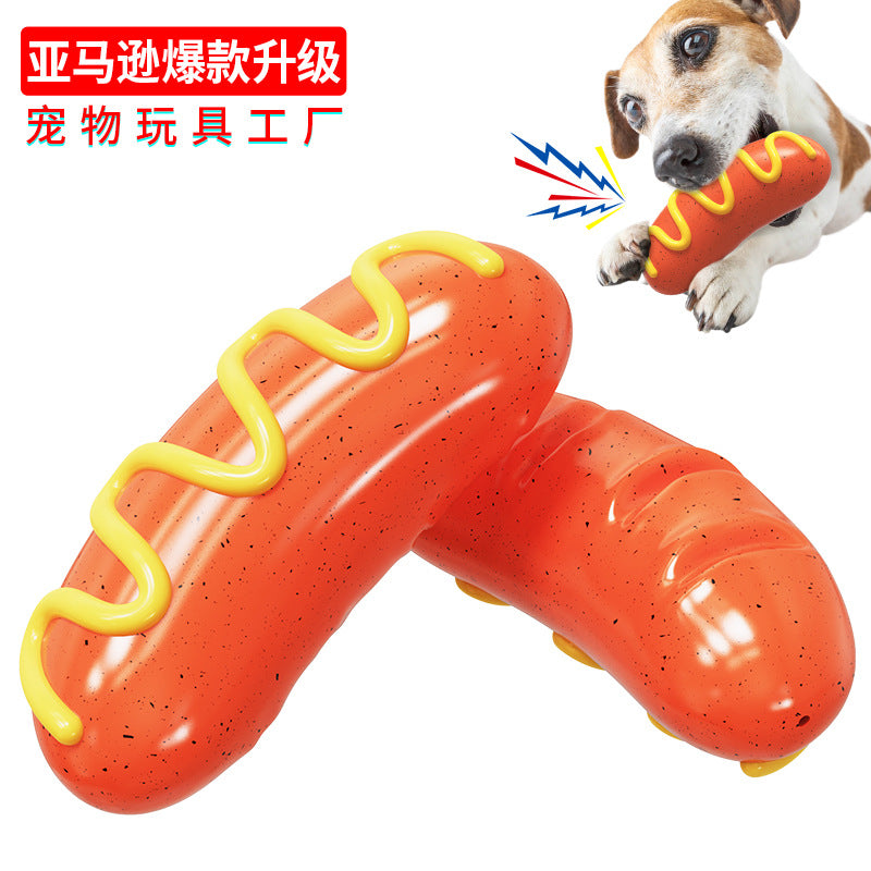 Cross-border dog teething toys, screaming bug pet sound toys, French bulldog, golden retriever, medium and large dog toys