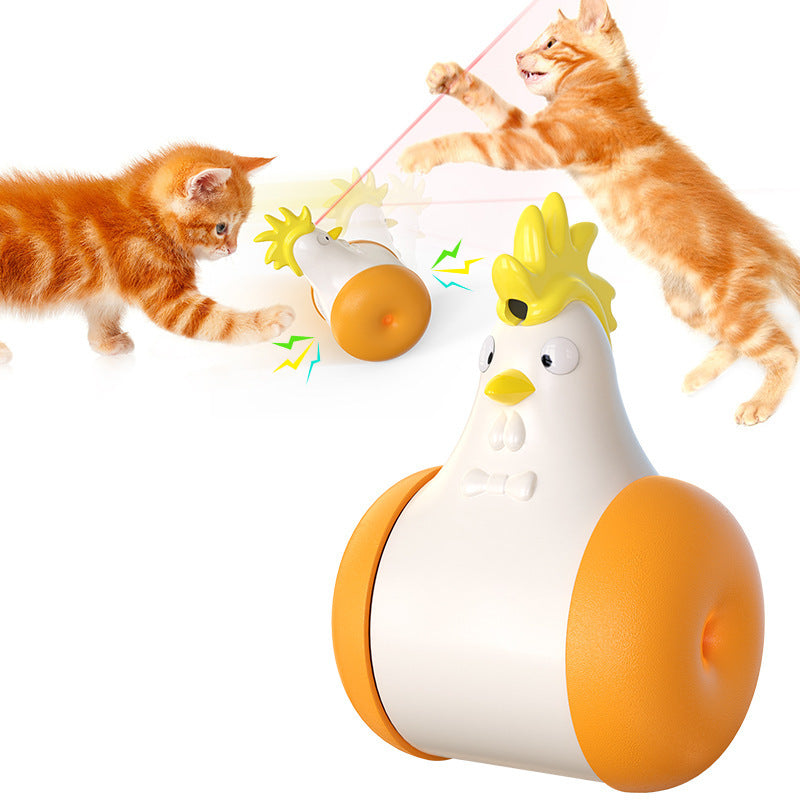 Pet supplies wholesale factory Amazon new hot-selling electric sounding tumbler laser cat toy