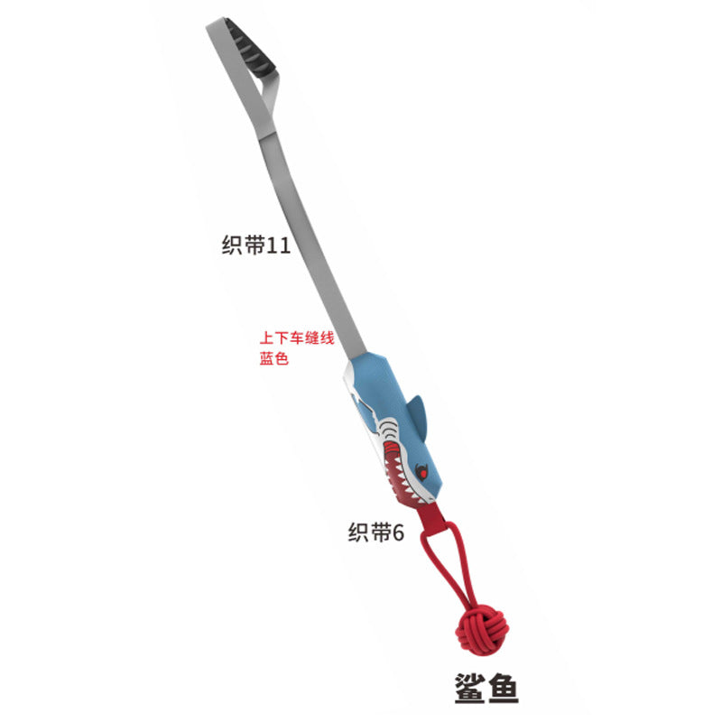 Cross-border new pet sound toy dog teething rope chewing interactive pulling dog toy pet supplies