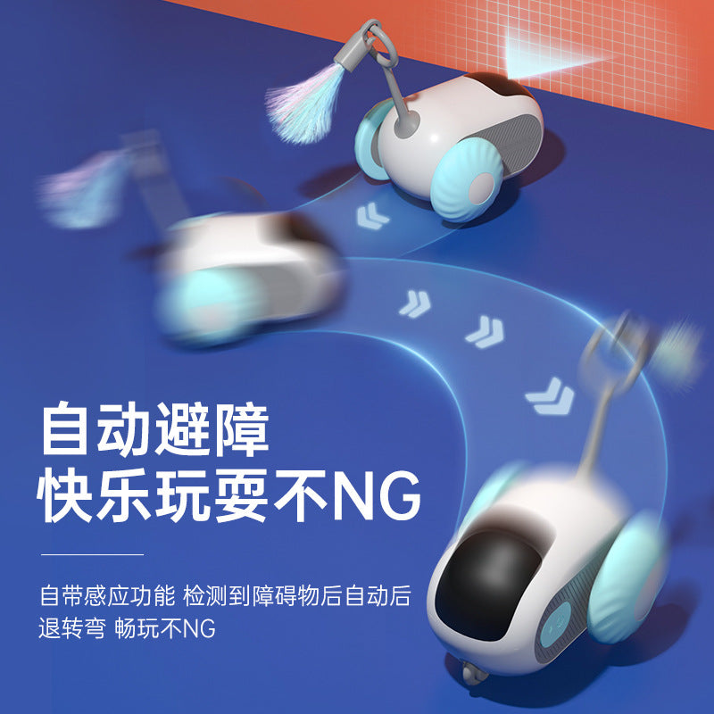 Cat Toys Smart Remote Control Car Electric Cat Amusement Stick Self-entertainment Pet Car Cat Supplies Automatic Cat Toys