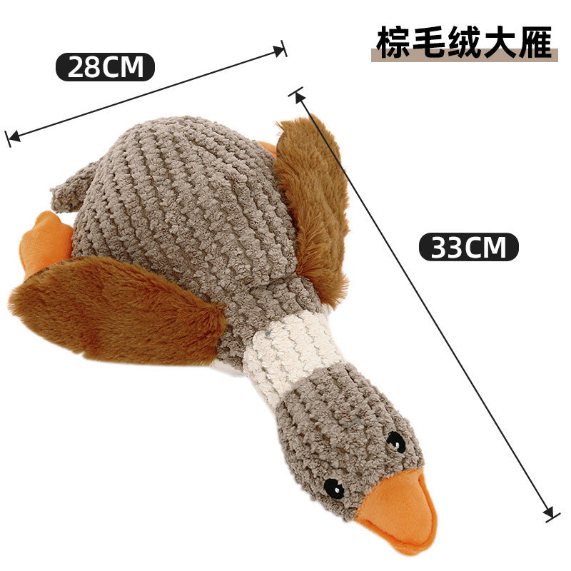 Dog Toys Plush Bite Resistant Grinding Teeth Sound Puppy Alone Relieving Bore Artifact Golden Retriever Corgi Dog Pet Products