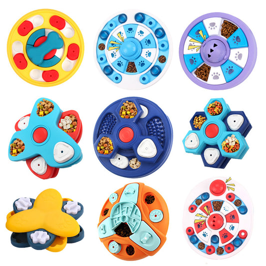 Amazon dog toys pet slow food bowl dog bowl training sound leaking food tray cat toys dog educational toys