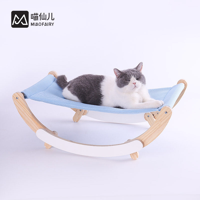Cat rocking bed, summer cat bed, cat toys, cat supplies, pet rocking chair, cat hammock