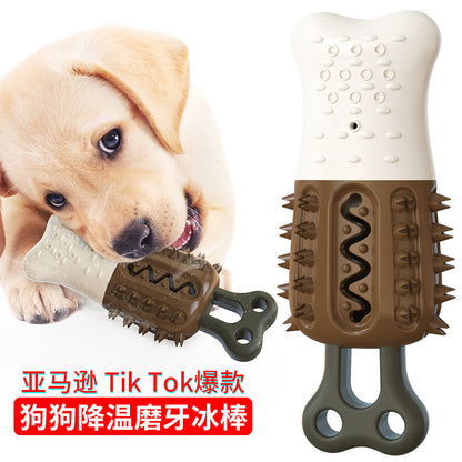 Pet supplies cross-border new products Amazon hot selling dog chew stick chew dog toothbrush cooling frozen dog toys