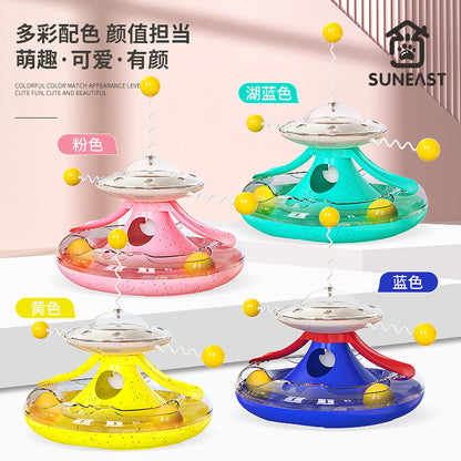 Cat toys cat self-entertainment cat teaser stick pet cat turntable ball kitten kitten cat teaser artifact pet toys