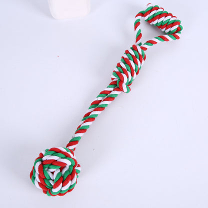 Amazon new pet toys dog cotton rope toys medium and large dog chew-resistant teething big dog toys wholesale
