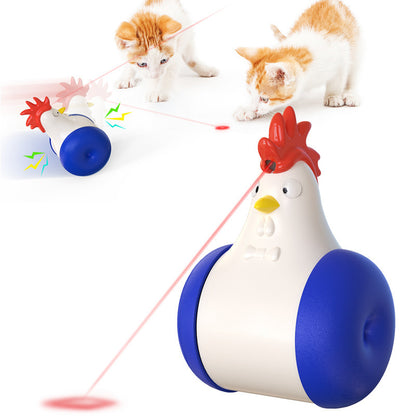 Pet supplies Amazon's new product explosion model electric vocal tumbler laser infrared ray tease cat toy