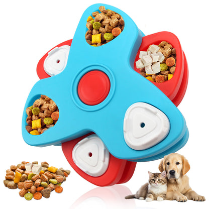 Amazon dog toys pet slow food bowl dog bowl training sound leaking food tray cat toys dog educational toys