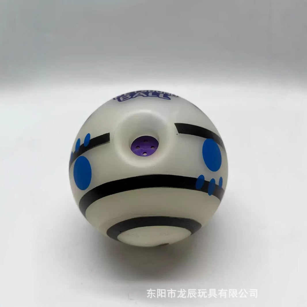 Factory wholesale pet ball cat dog animal toys molar sound ball battery-free weird ball pet toys