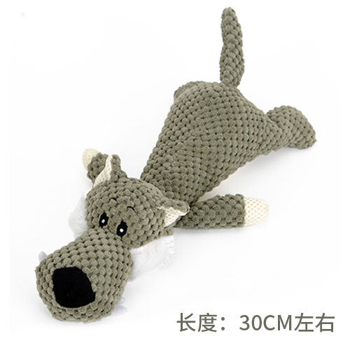 Dog sounding toys Interactive plush toys in stock wholesale Puppy teething toys pet supplies