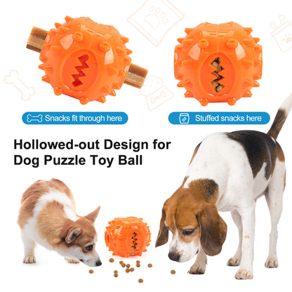 Cross-border foreign trade pet supplies dog toys grinding balls to vent energy and endure training chewing round TPR leaking food balls