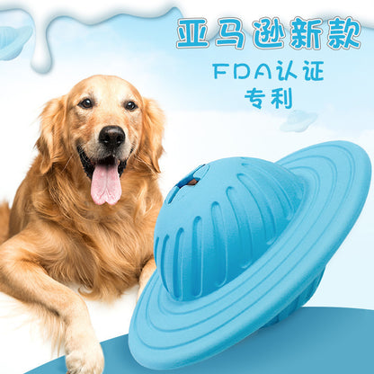 Pet Products Amazon New Rubber Milk Fragrance Dog Toys Bite-resistant Dog Teething Toys Food Leaking Ball