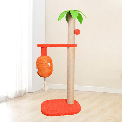 Pet toys cat sisal cat scratching post cat toys claw grinding coconut tree small cat climbing frame cat column