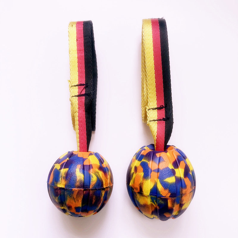 Pet toys and balls, new style rope single head ball training floating water resistant bite resistant pet supplies knotted ball