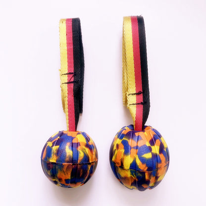 Pet toys and balls, new style rope single head ball training floating water resistant bite resistant pet supplies knotted ball