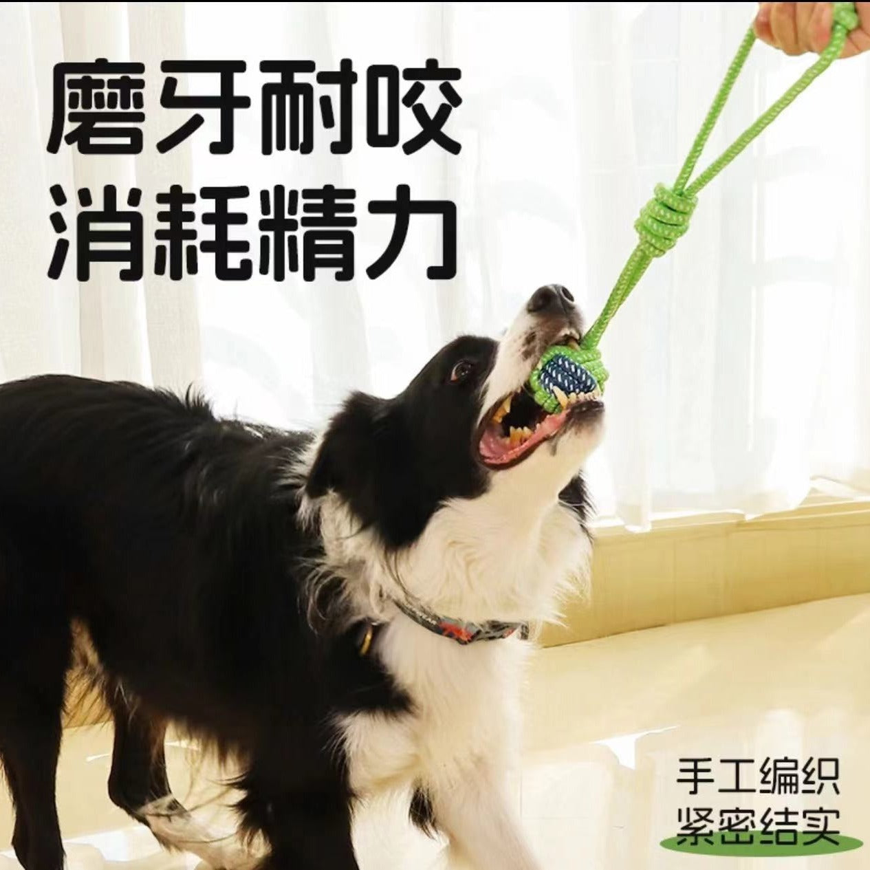 New dog toy chew rope strong and bite-resistant dog teething stick self-entertaining medium and large dog toys pet supplies