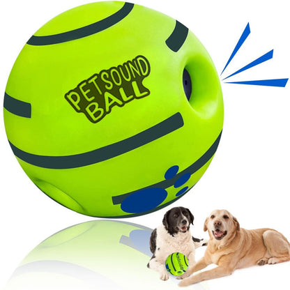 Cross-border dog toys to relieve boredom artifact rolling screaming ball bite-resistant grinding teeth self-entertainment alone is not bad pet sound ball
