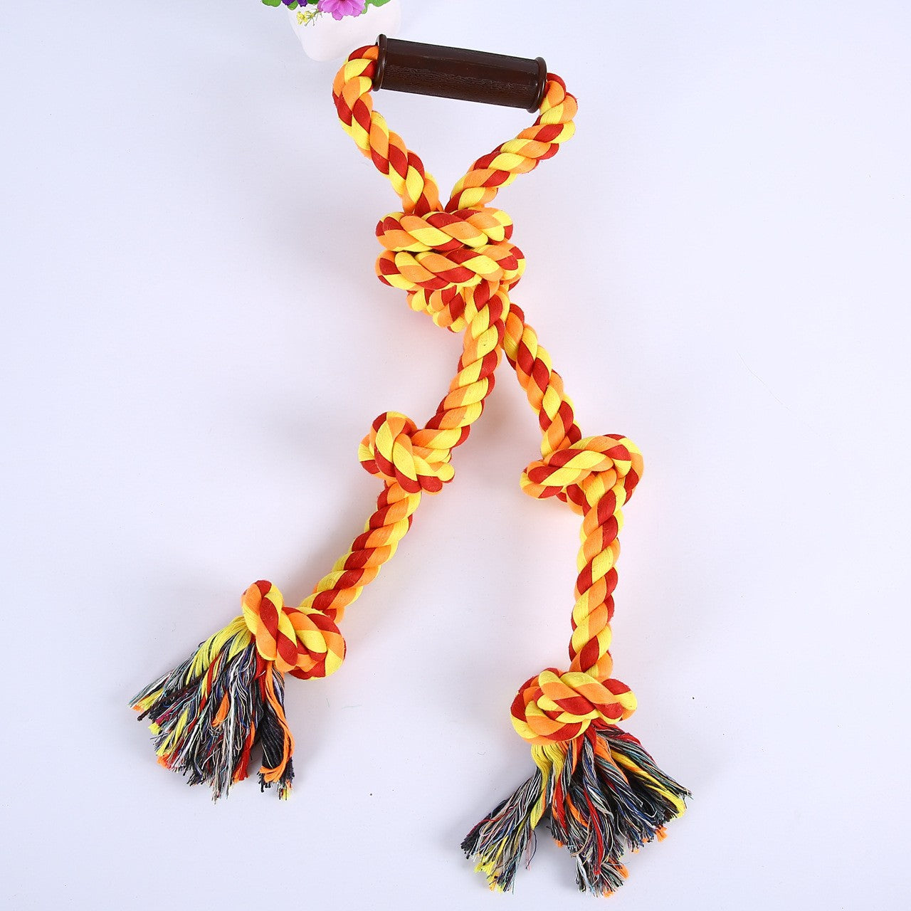 Amazon new pet toys dog cotton rope toys medium and large dog chew-resistant teething big dog toys wholesale