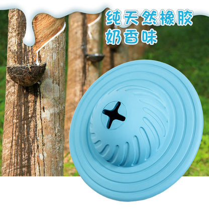 Pet Products Amazon New Rubber Milk Fragrance Dog Toys Bite-resistant Dog Teething Toys Food Leaking Ball