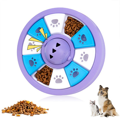 Amazon dog toys pet slow food bowl dog bowl training sound leaking food tray cat toys dog educational toys