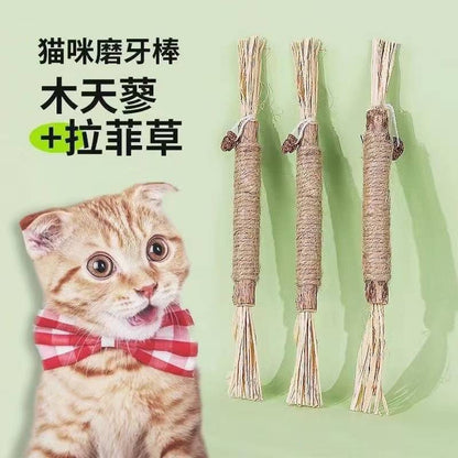 Cat Toys Simulation Plush Mouse Three-Piece Combination Kitten Toy Catnip Cat Amusement Pet Supplies