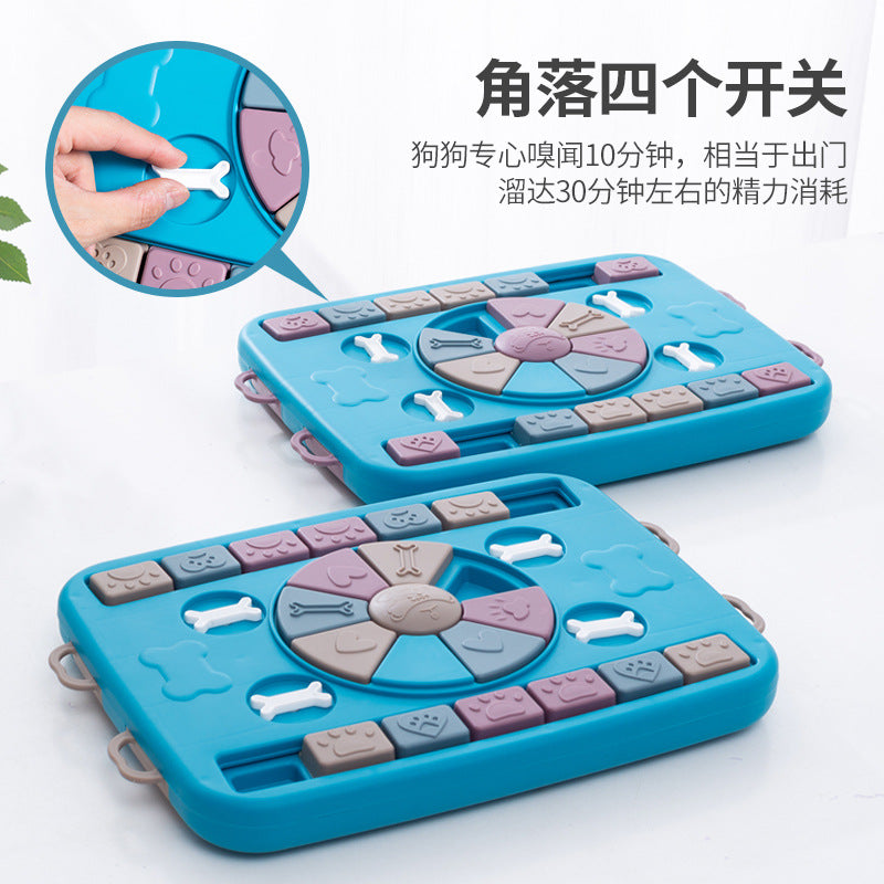 Pet supplies factory wholesale company new hot Amazon dog toys Yizhi slow leak feeder puzzle