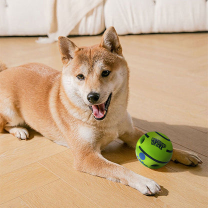 Cross-border dog toys have sound and bite-resistant pet sound toy balls that can't be chewed and broken dog toys to entertain and relieve boredom dog balls