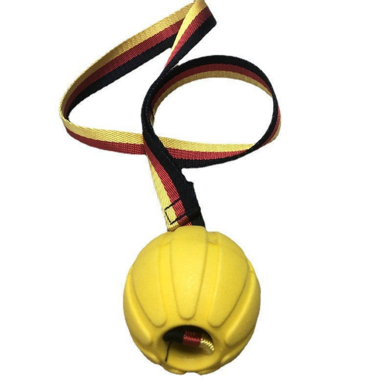 Pet toys and balls, new style rope single head ball training floating water resistant bite resistant pet supplies knotted ball