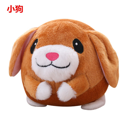 Pet plush toys, interactive dog toys, squeaking mobile dog ball toys, washable cartoon pig plush